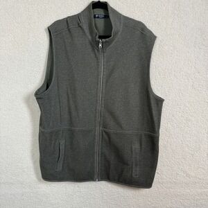 Cremieux Vest Mens 2XL‎ Full Zip Sleeveless Pockets Lightweight Casual Outdoor